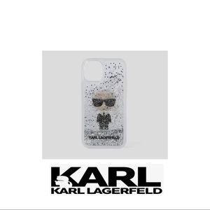 ⚡️Karl Lagerfeld liquid glitter iPhone12 Mini case